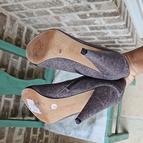 Vince Camuto Amoby 2 Urban Glitter Leather Booties - Picture 5 of 7